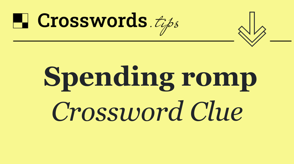 Spending romp