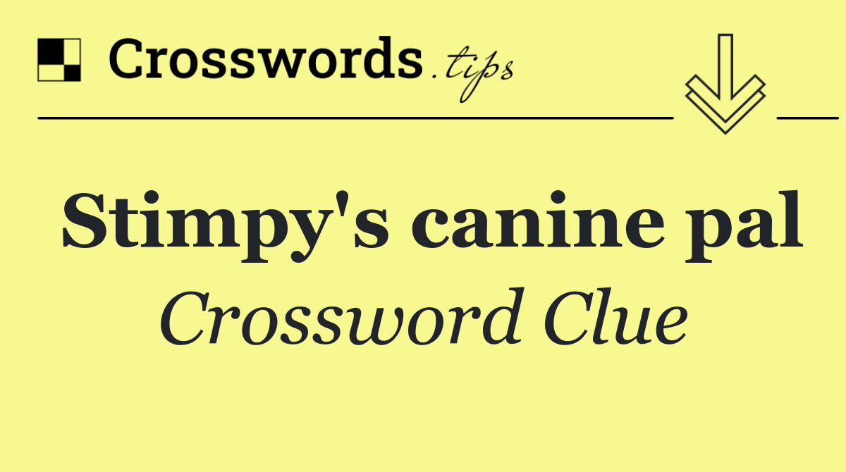 Stimpy's canine pal