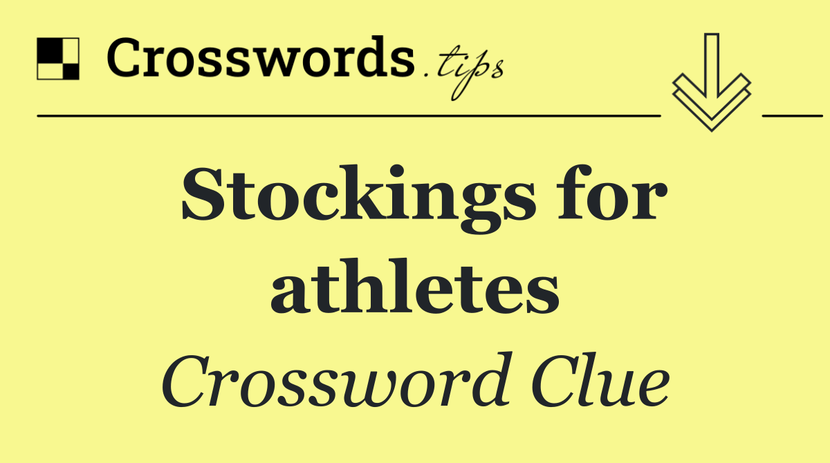 Stockings for athletes