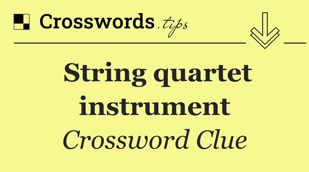 String quartet instrument