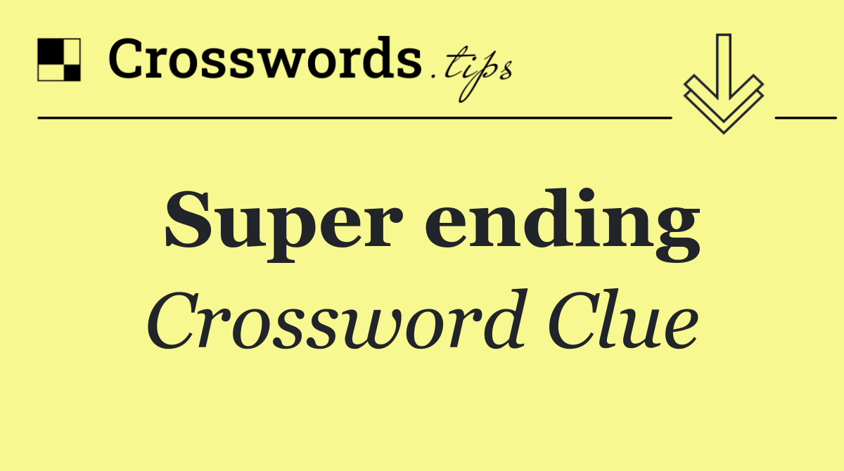 Super ending