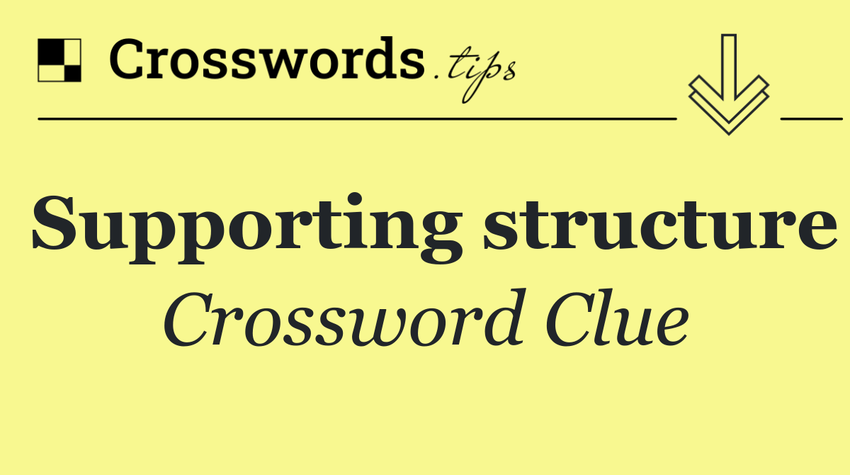 Supporting structure