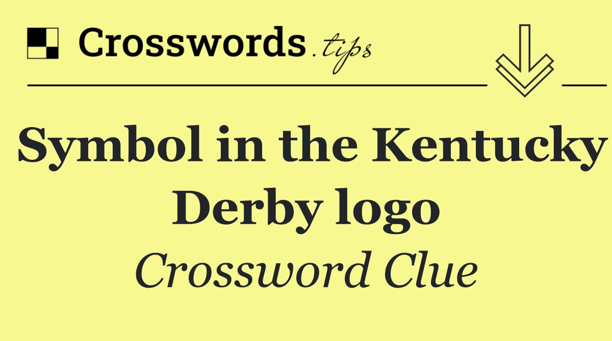 Symbol in the Kentucky Derby logo