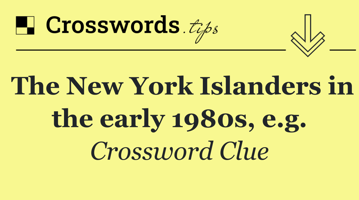 The New York Islanders in the early 1980s, e.g.