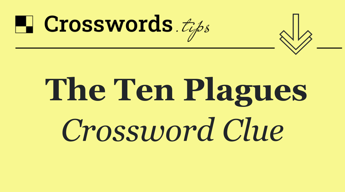 The Ten Plagues