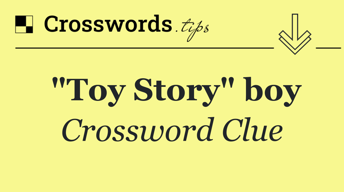 "Toy Story" boy