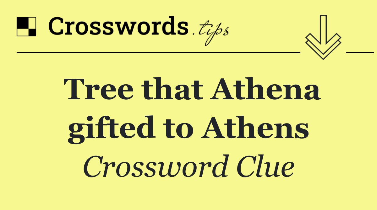 Tree that Athena gifted to Athens