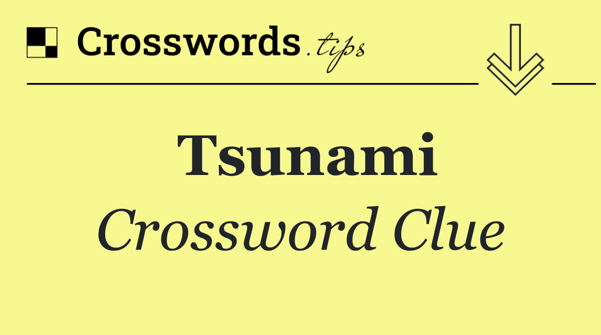 Tsunami