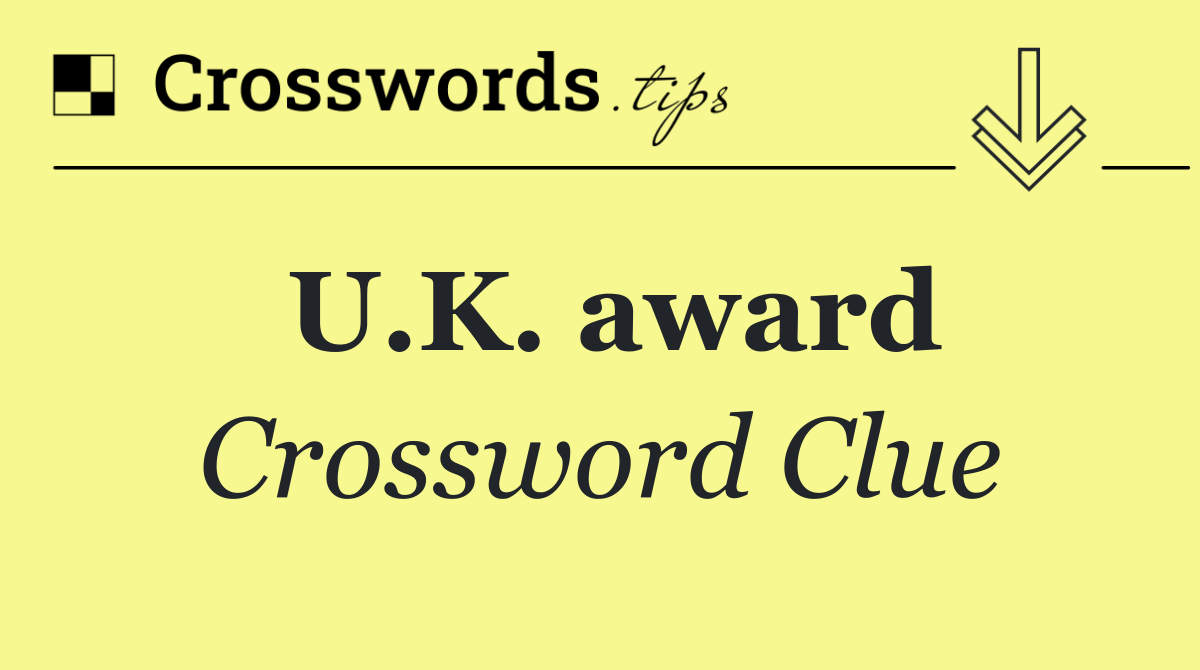 U.K. award