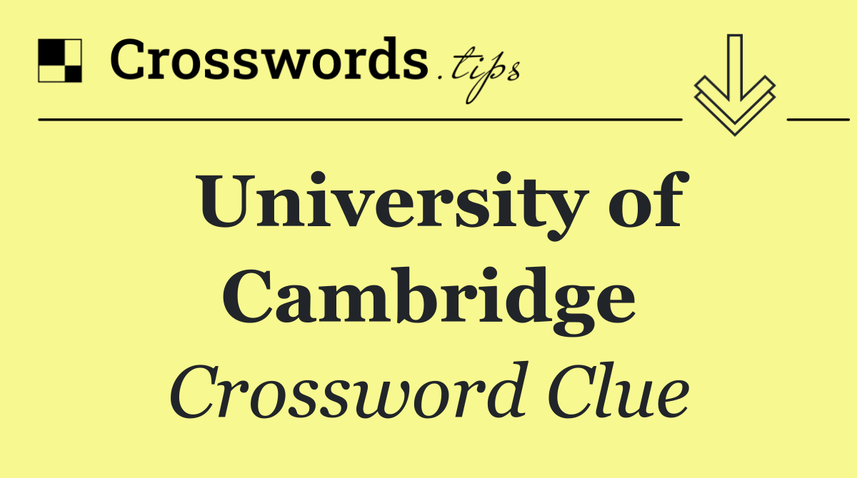 University of Cambridge