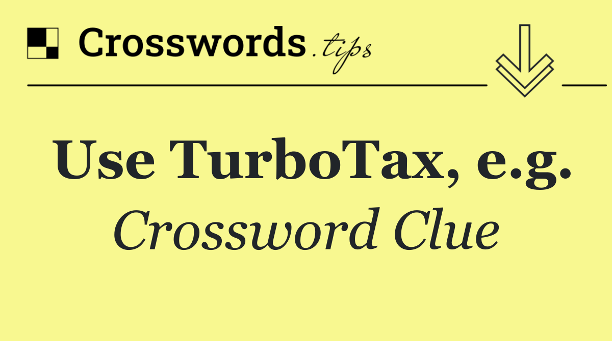 Use TurboTax, e.g.