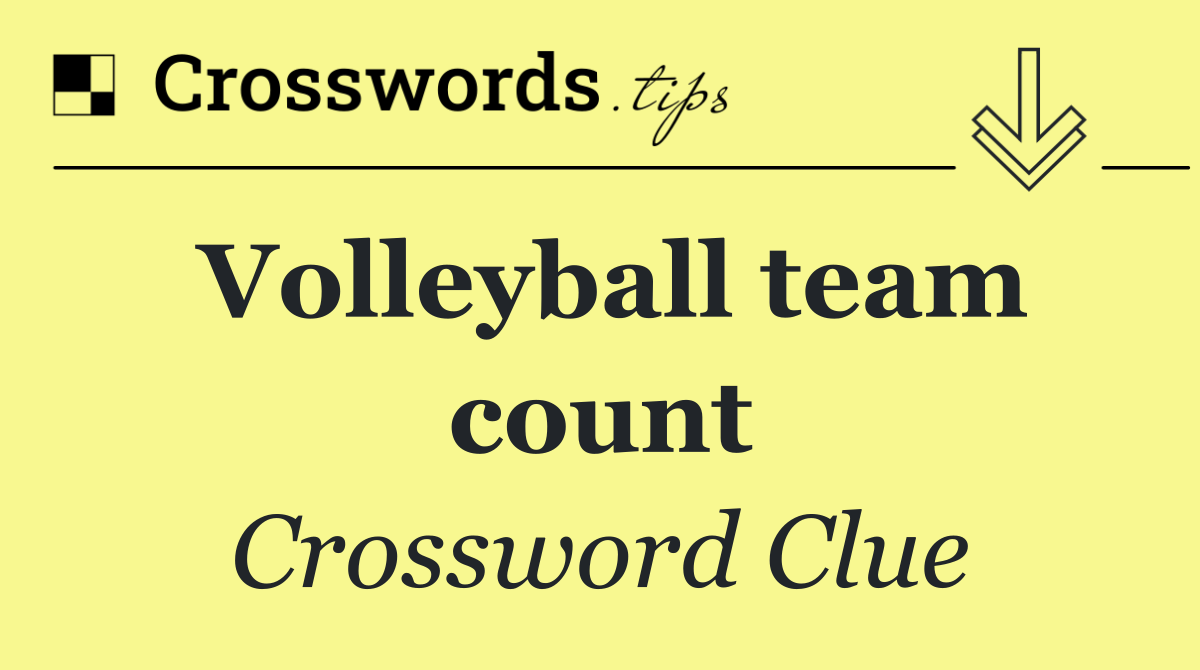 Volleyball team count
