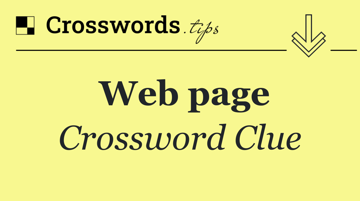 Web page