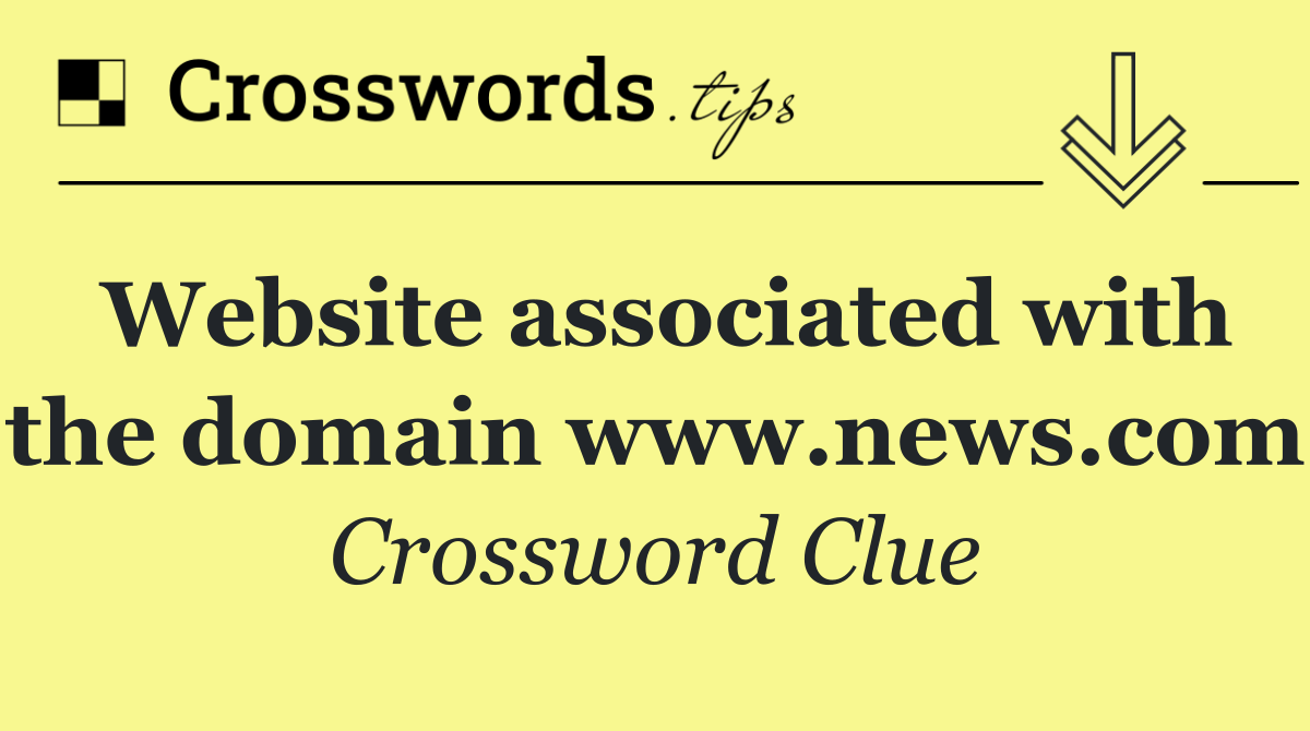 Website associated with the domain www.news.com
