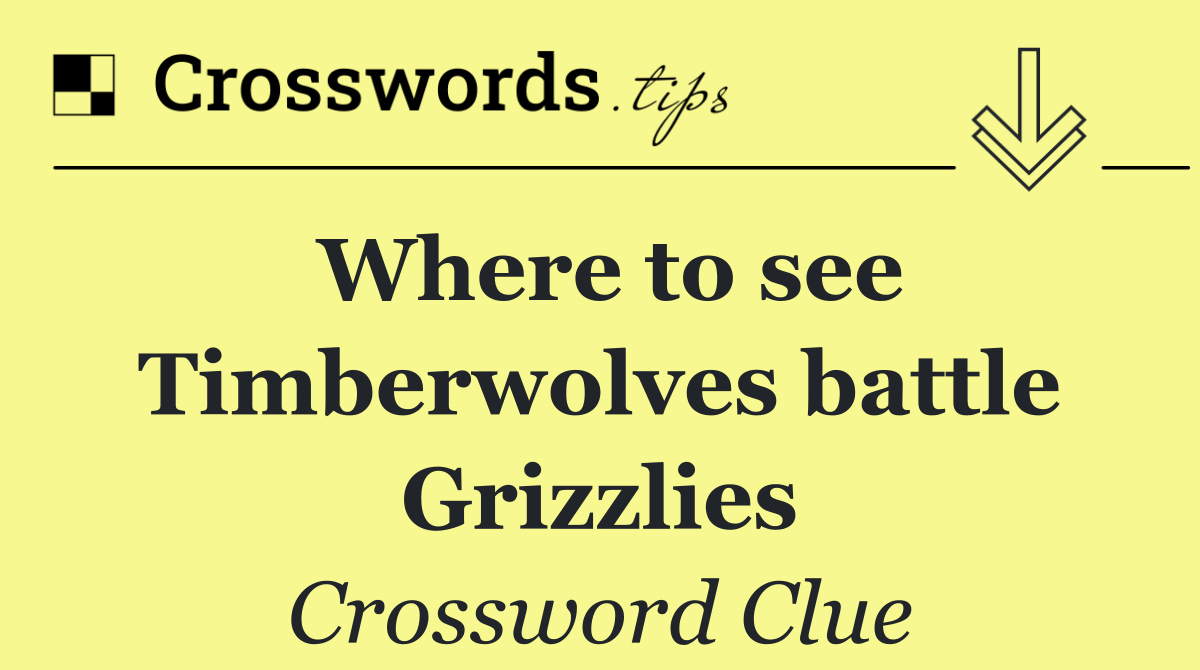 Where to see Timberwolves battle Grizzlies