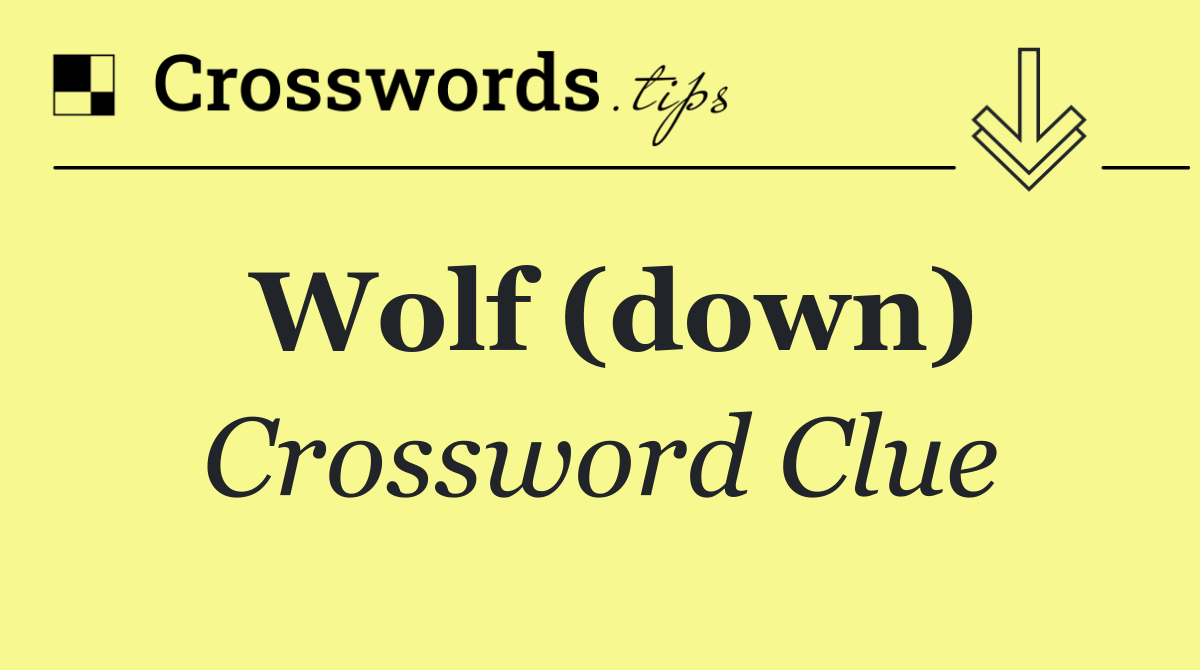Wolf (down)