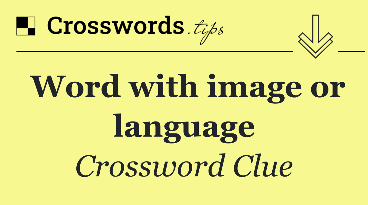 Word with image or language