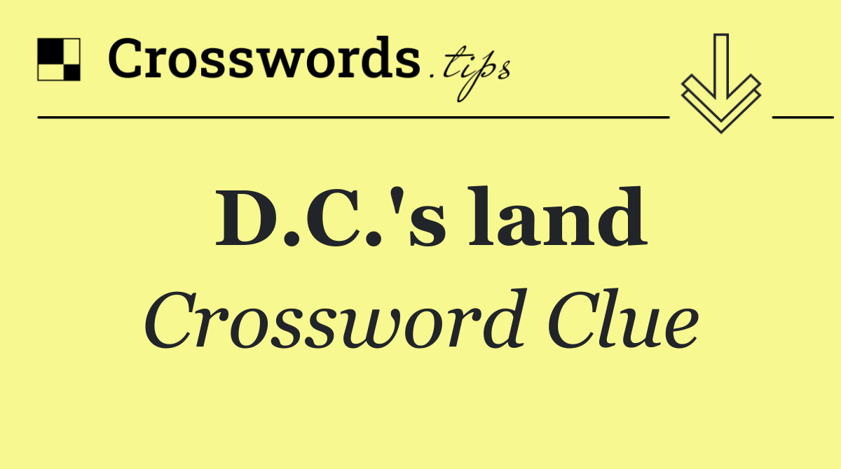 D.C.'s land