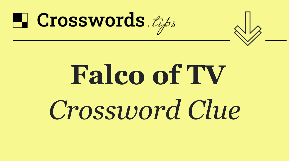 Falco of TV