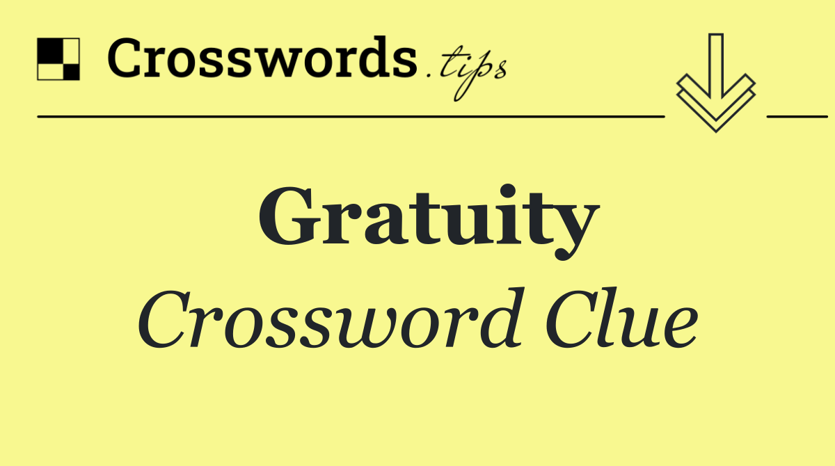 Gratuity