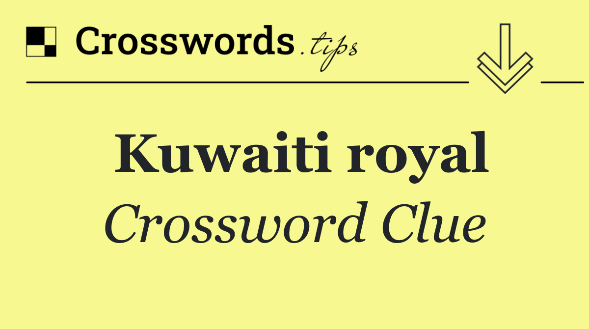 Kuwaiti royal