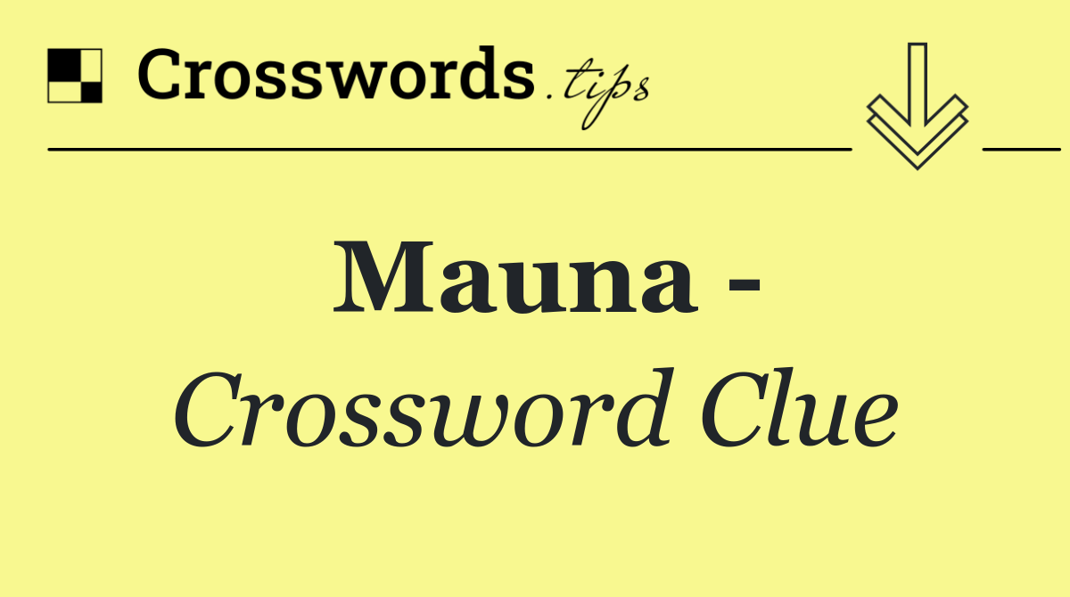 Mauna  