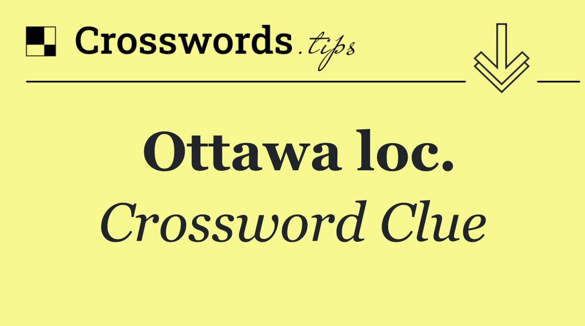 Ottawa loc.