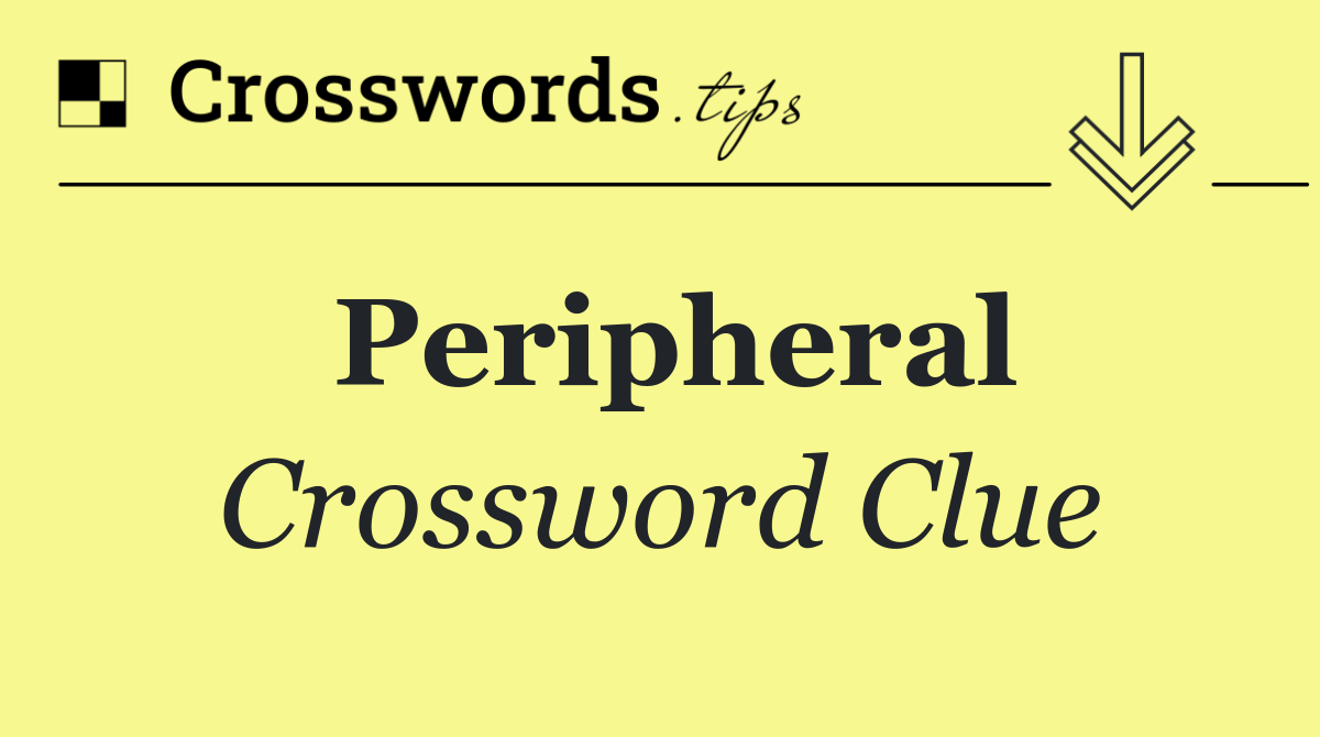 Peripheral