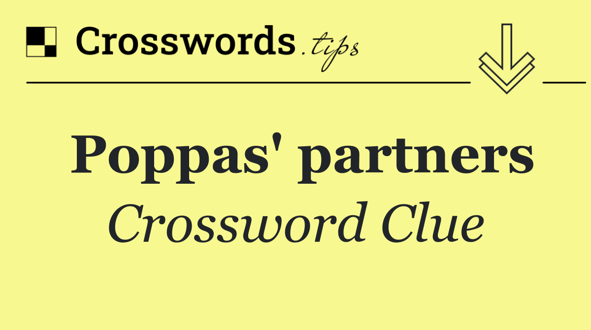 Poppas' partners