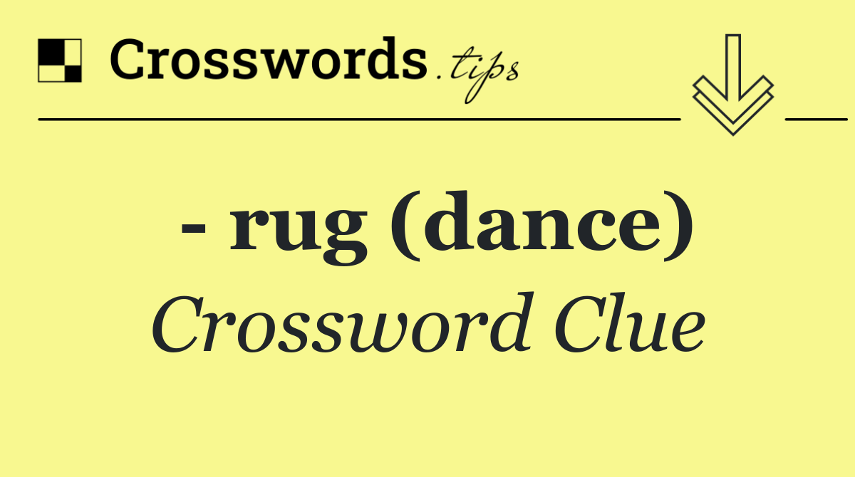   rug (dance)