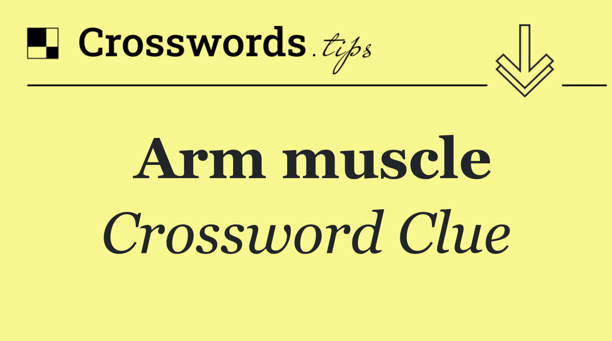 Arm muscle