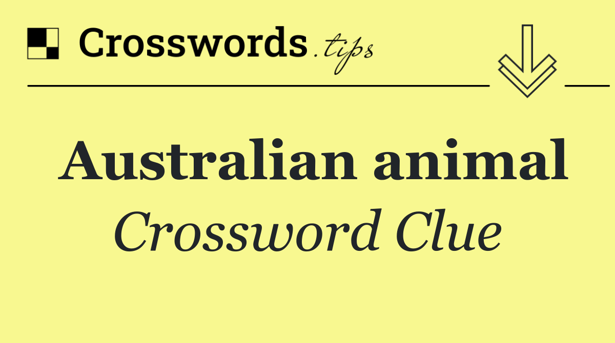 Australian animal