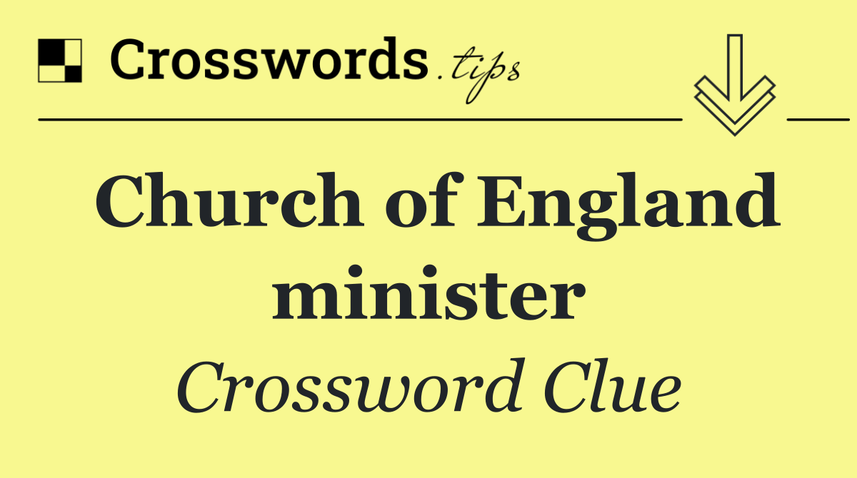 Church of England minister