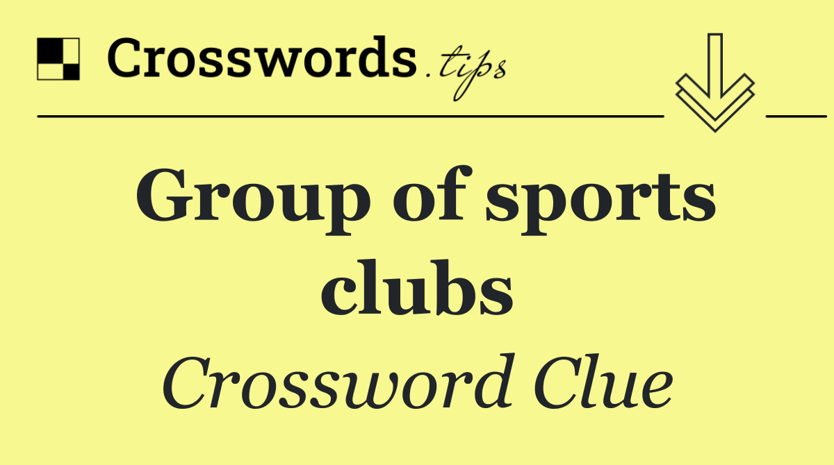 Group of sports clubs