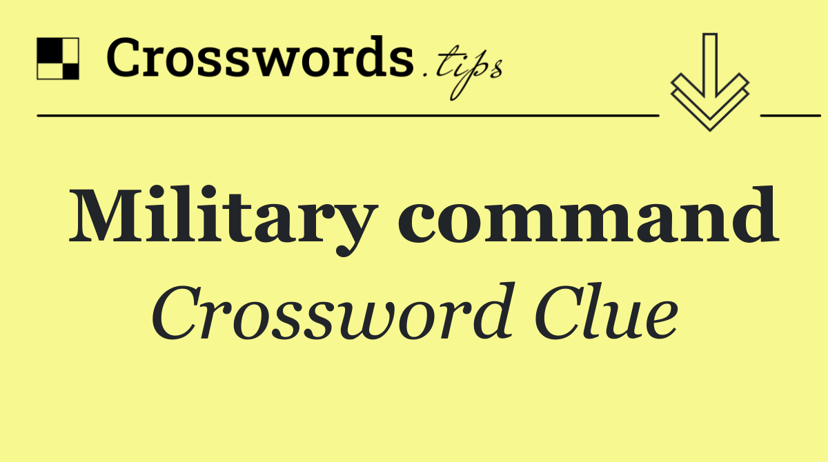 Military command