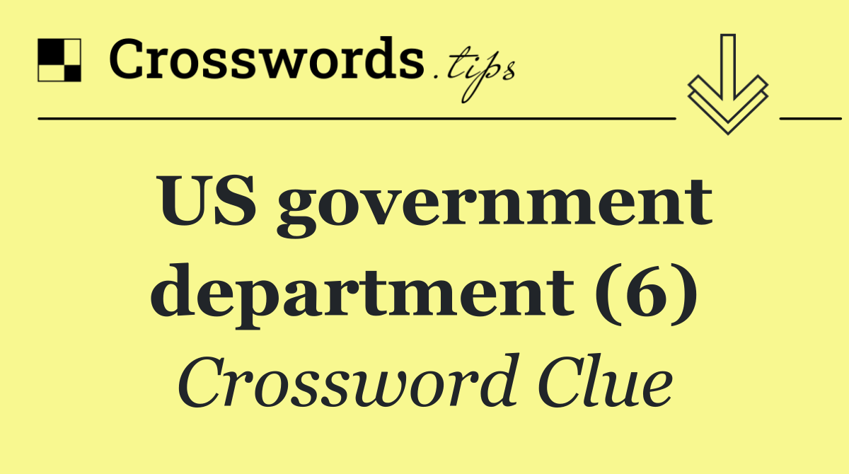 US government department (6)