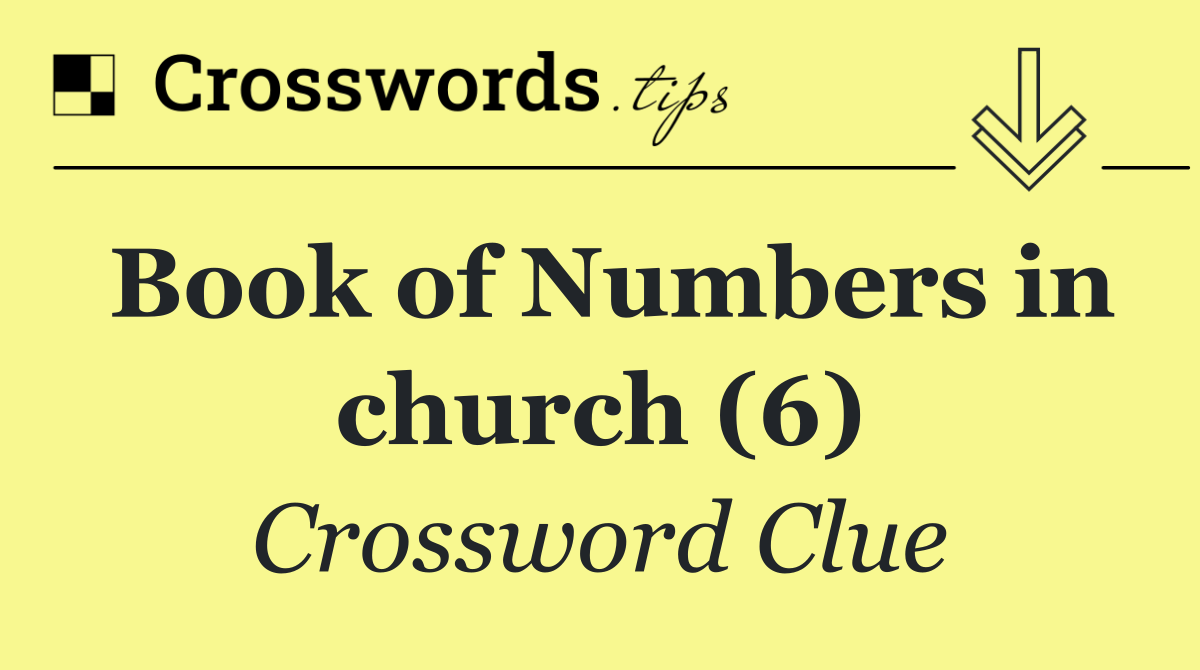 Book of Numbers in church (6)