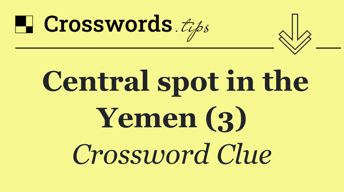 Central spot in the Yemen (3)