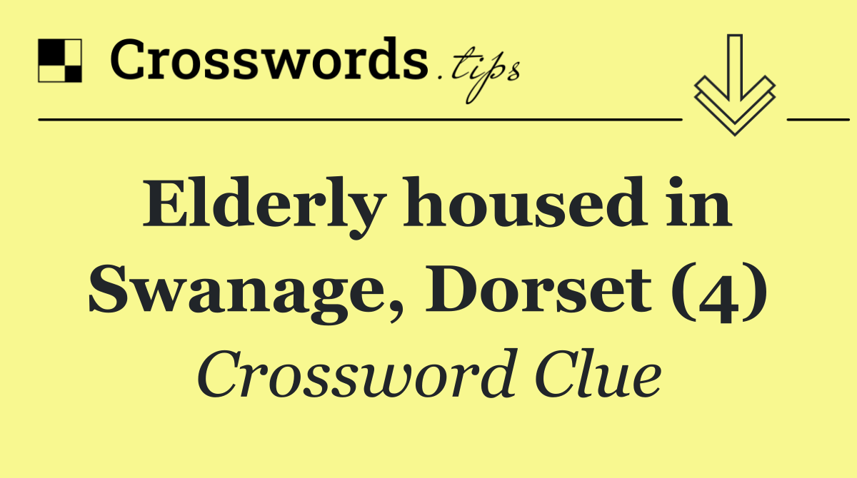 Elderly housed in Swanage, Dorset (4)