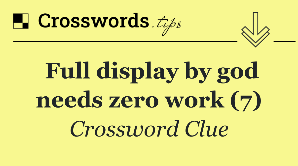 Full display by god needs zero work (7)