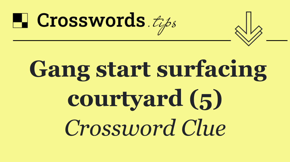 Gang start surfacing courtyard (5)