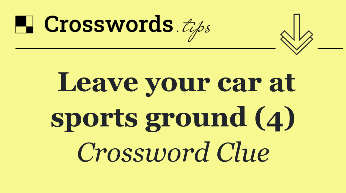 Leave your car at sports ground (4)