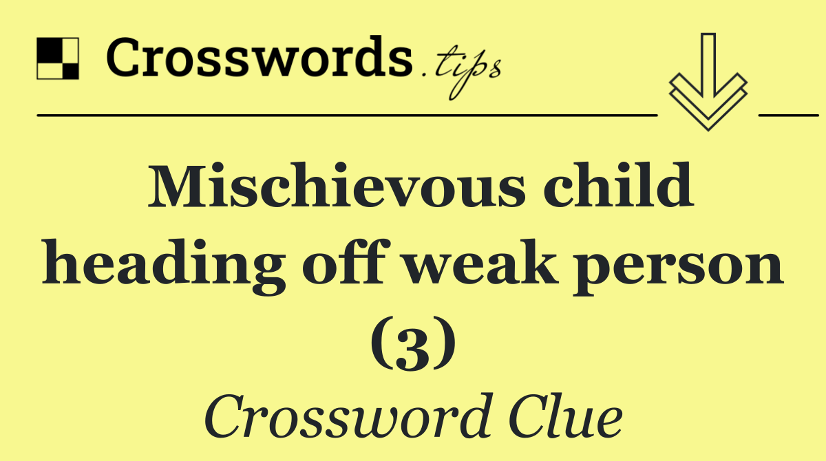 Mischievous child heading off weak person (3)