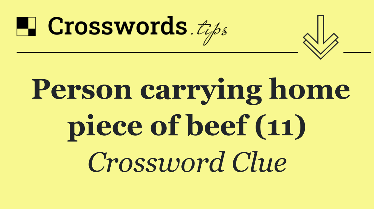 Person carrying home piece of beef (11)