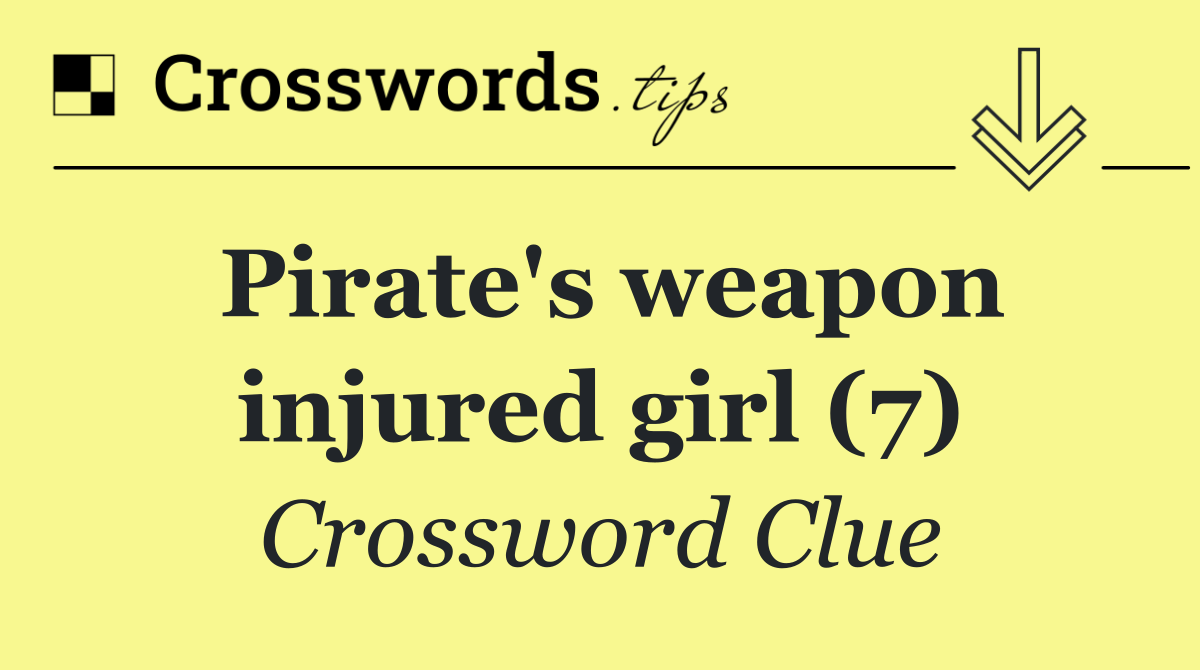 Pirate's weapon injured girl (7)