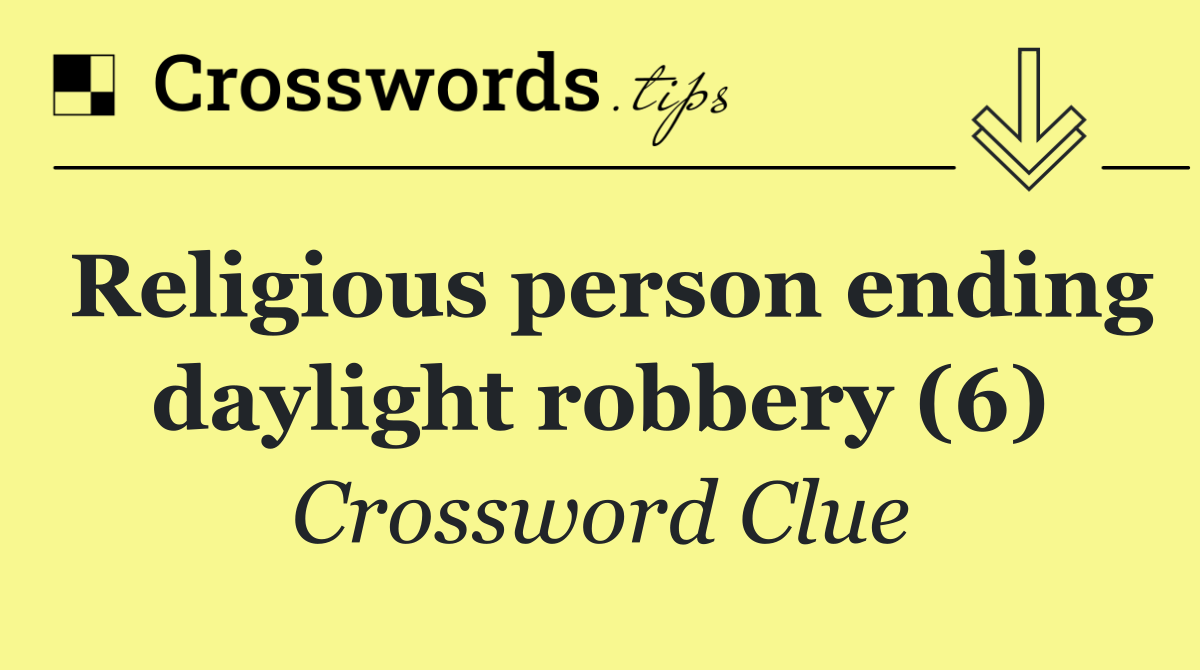 Religious person ending daylight robbery (6)