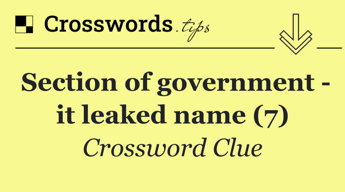 Section of government   it leaked name (7)