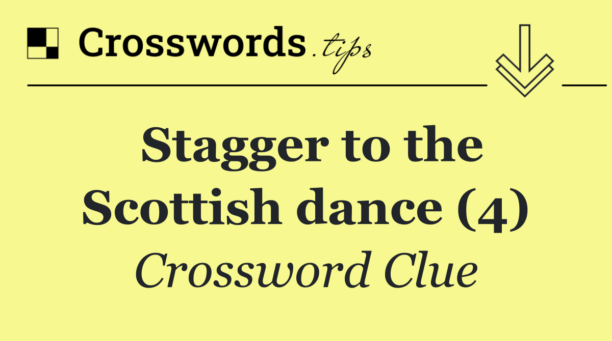 Stagger to the Scottish dance (4)