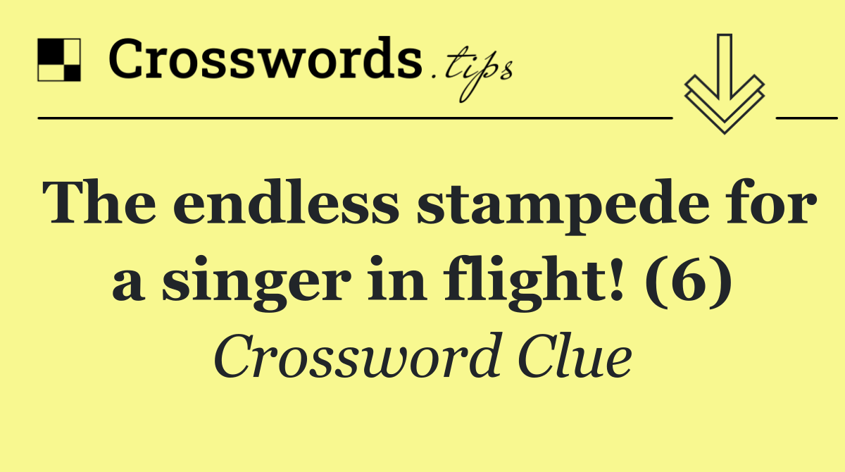 The endless stampede for a singer in flight! (6)