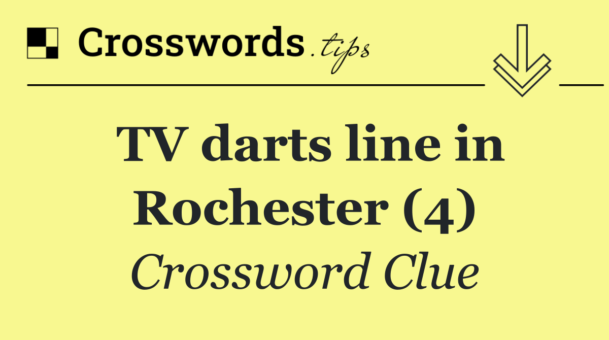 TV darts line in Rochester (4)